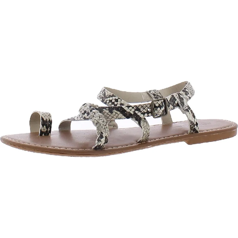 Arizona Jeans Co.  Womens Andino Toe Loop Slingback Flat Sandals