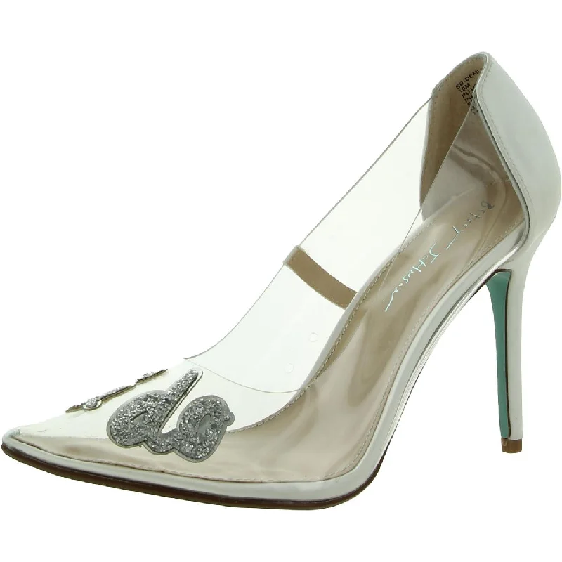 Betsey Johnson Womens Demi Bridal Pumps