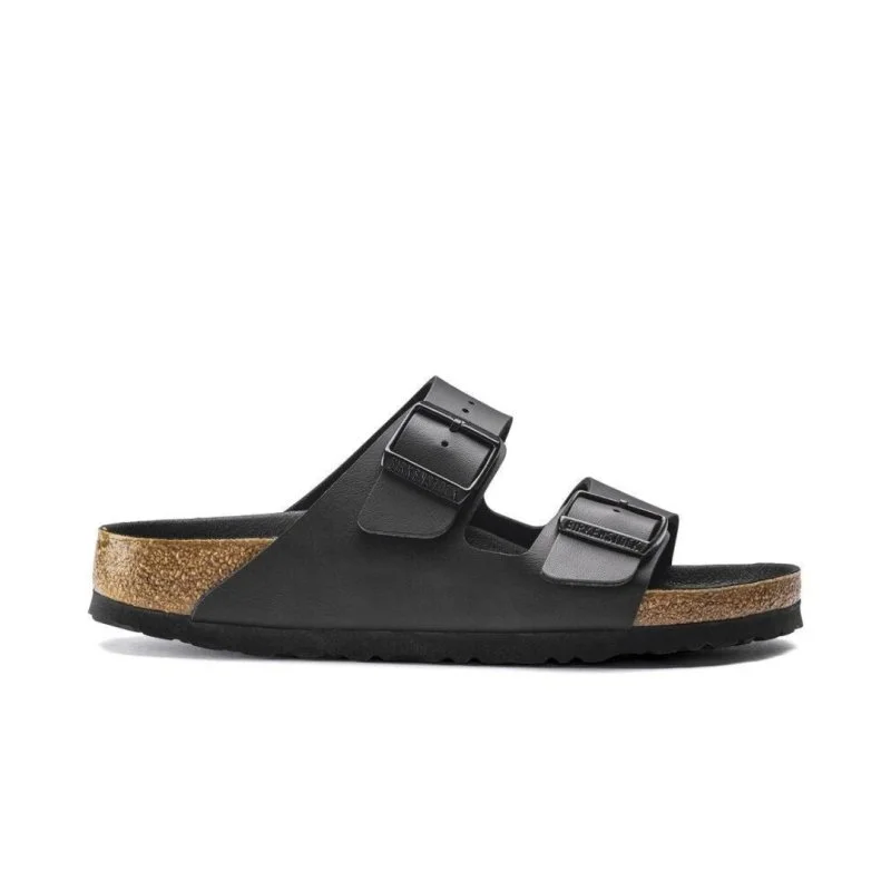 Birkenstock Arizona - Black Birko-Flor/Black Footbed