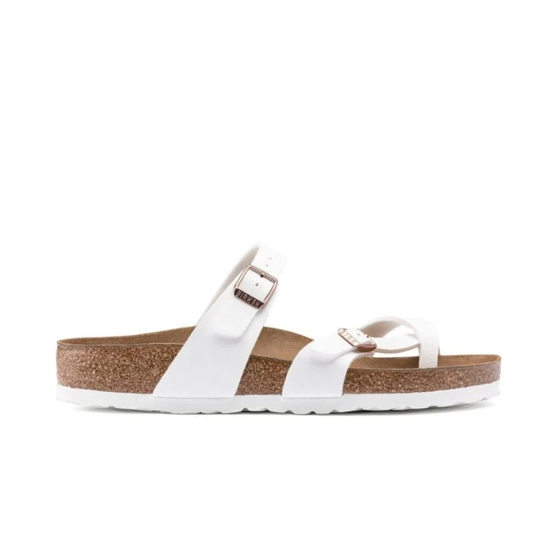 Birkenstock Women's Mayari - White Birko-Flor/Copper