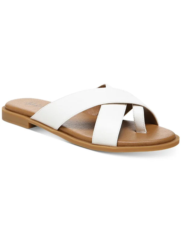 Carolyn  Womens Dressy Slip On Slide Sandals