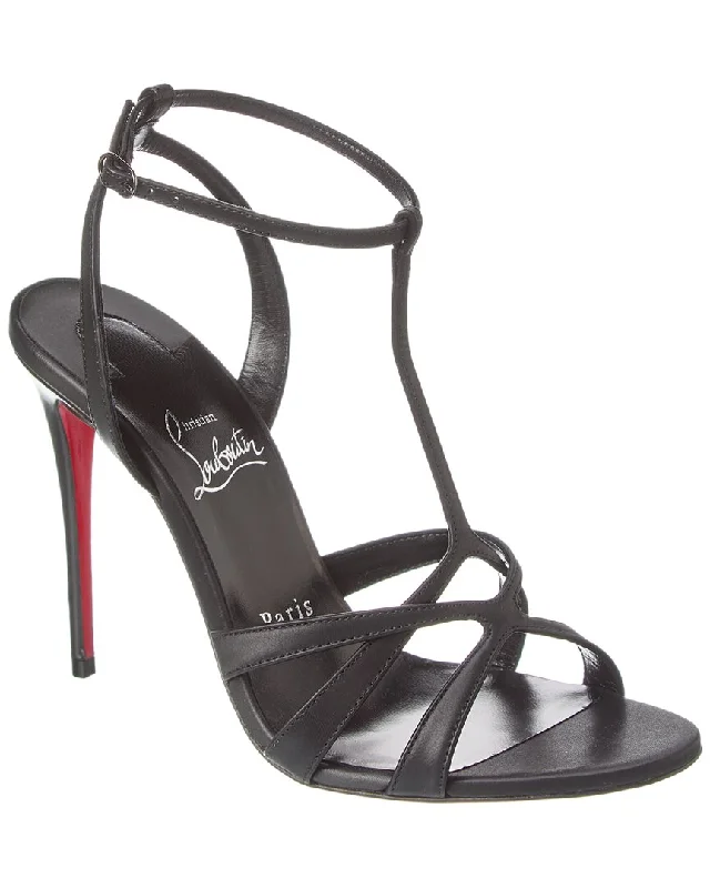 Christian Louboutin Tangueva 100 Leather Sandal