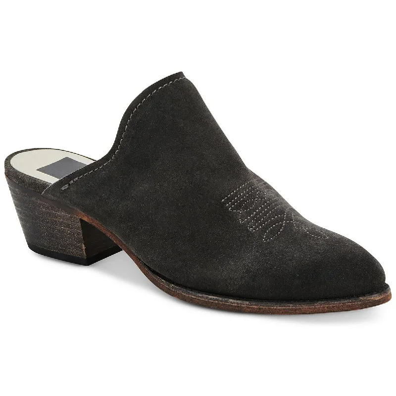 Dolce Vita Womens Shiloh Leather Shooties Mules