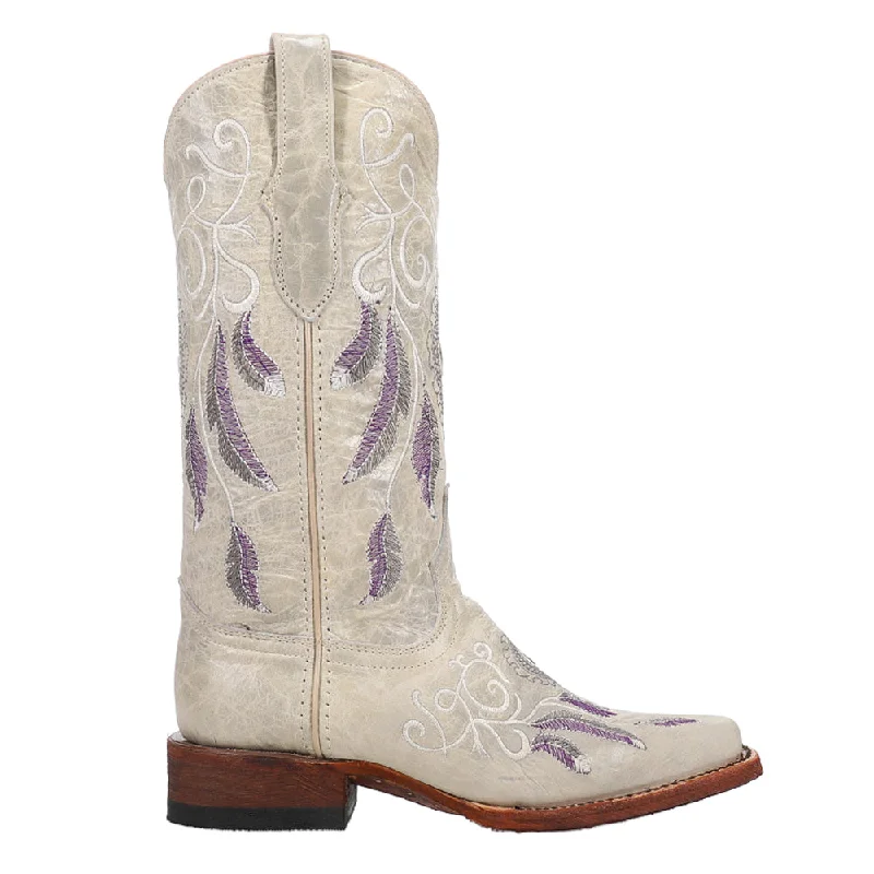 Dreamer Embroidered Square Toe Cowboy Boots