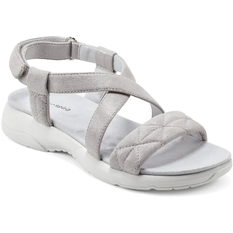 Easy Spirit Womens Treasur 2 Strappy Wedge Sandals