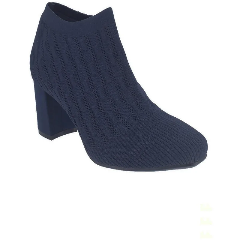 Impo Womens Noeva Knit Stretch Block Heels