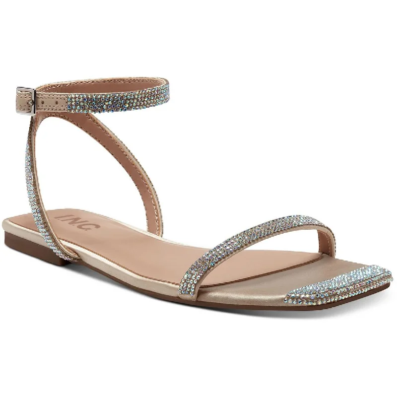 INC Womens Persida Embellished Flat Sandals