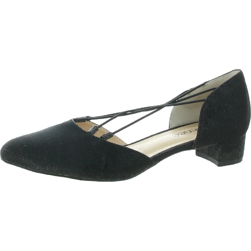 J. Renee Womens Charolette Flats Strappy D'Orsay Heels