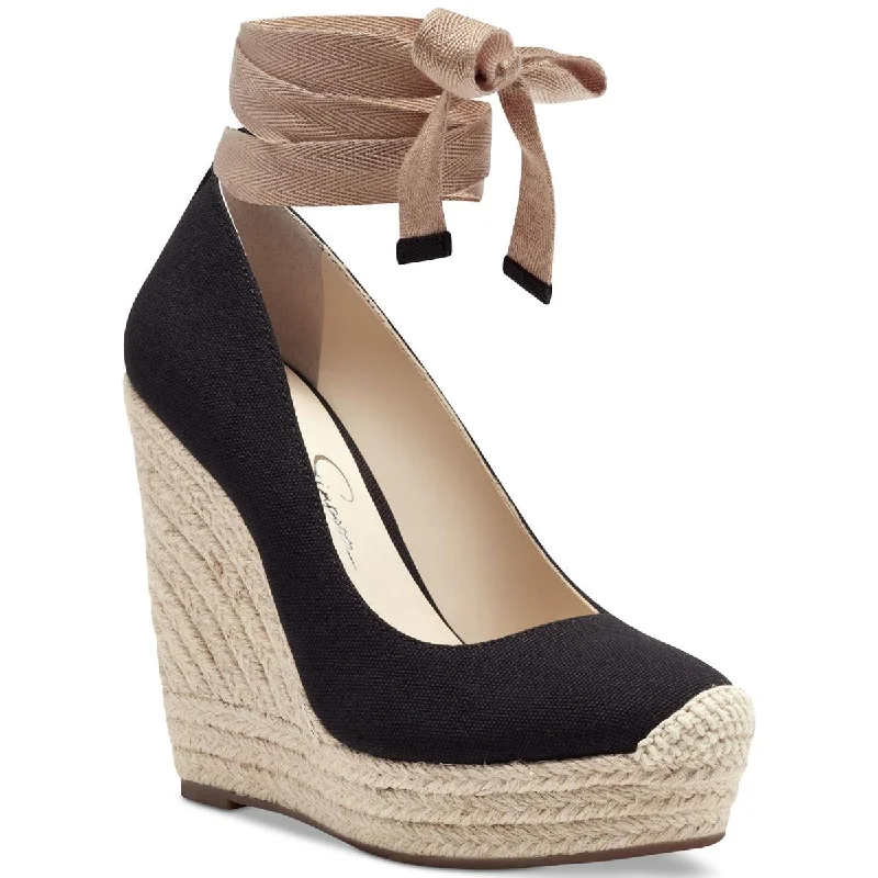 Jessica Simpson Womens Zexie Wrap Wedge Heels