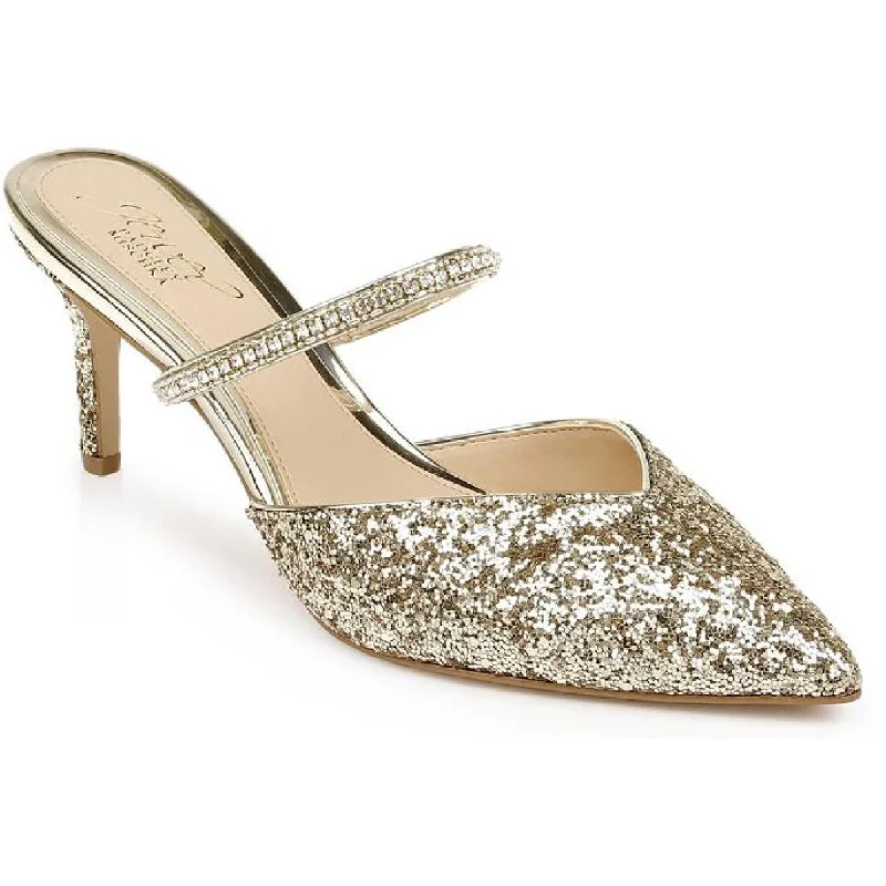 Jewel Badgley Mischka Womens Jan  Slip On Pumps