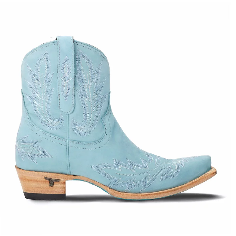 Lexington Embroidered Snip Toe Cowboy Booties