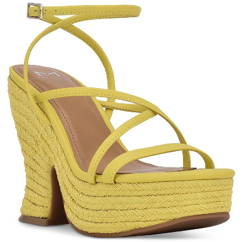 Marc Fisher LTD Womens Fetch Strappy Buckle Ankle Strap