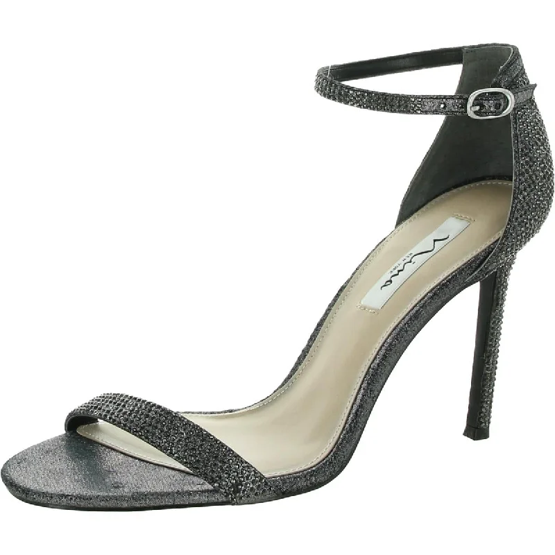 Nina Womens Open Toe Ankle Strap