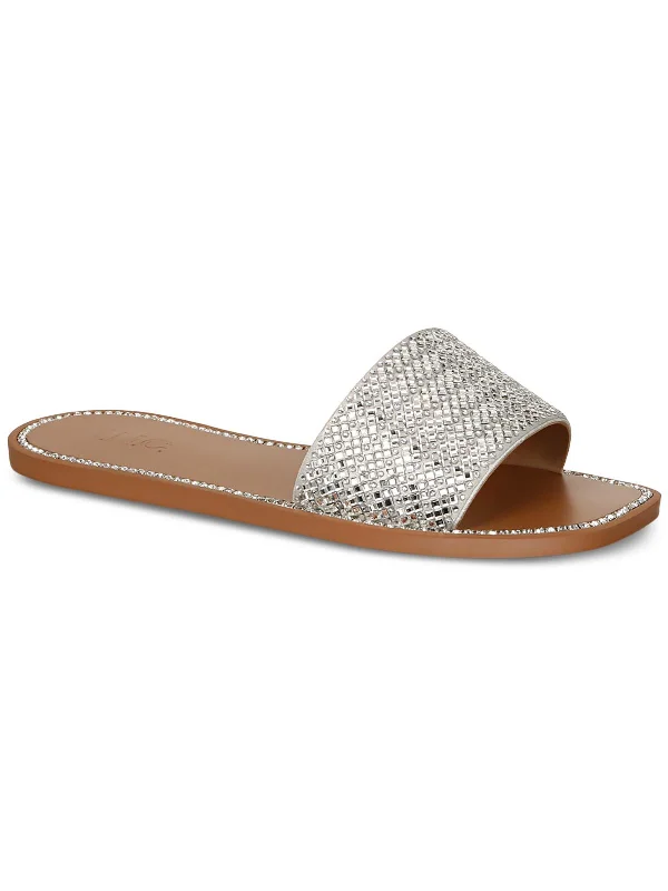 Pelle 2 F Womens Chain Slip On Slide Sandals