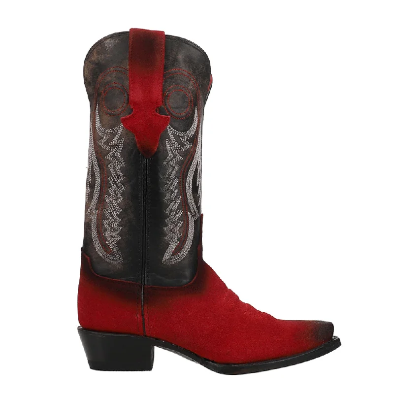 Roughrider Embroidered Snip Toe Cowboy Boots