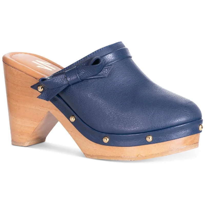 Silvia Cobos Womens DAILY CLOG Leather Slip On Clogs