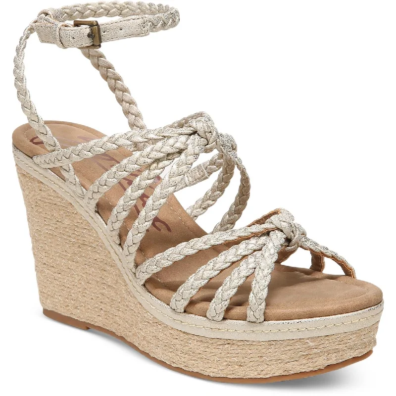 Zodiac Womens SHANA-ESPAD Braided Platform Wedge Heels