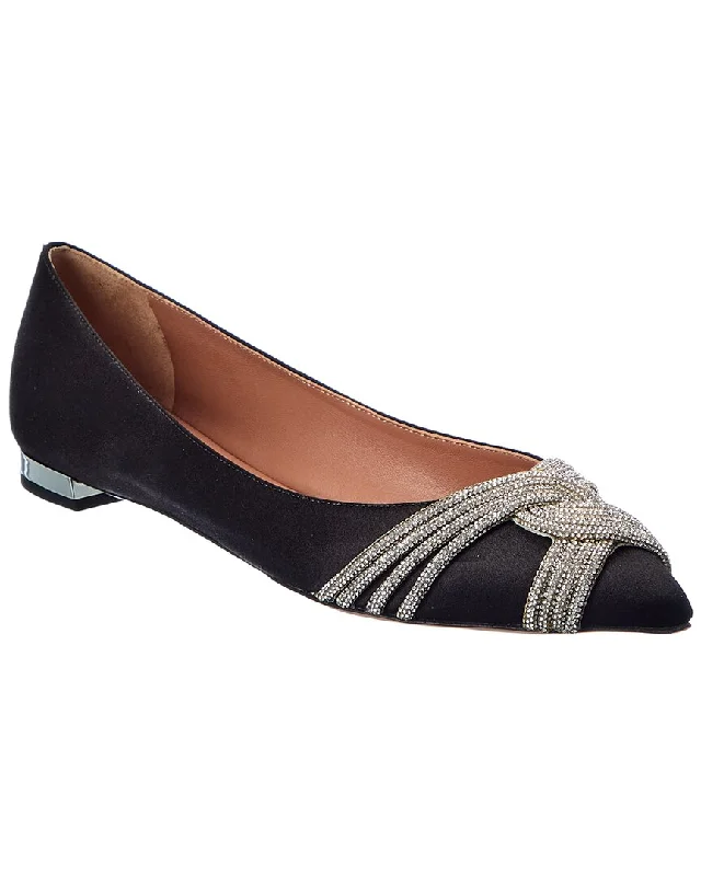 Aquazzura Gatsby Satin Flat