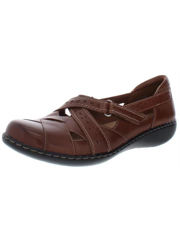 Asland Spin Q Womens Leather Mary Jane Casual Shoes