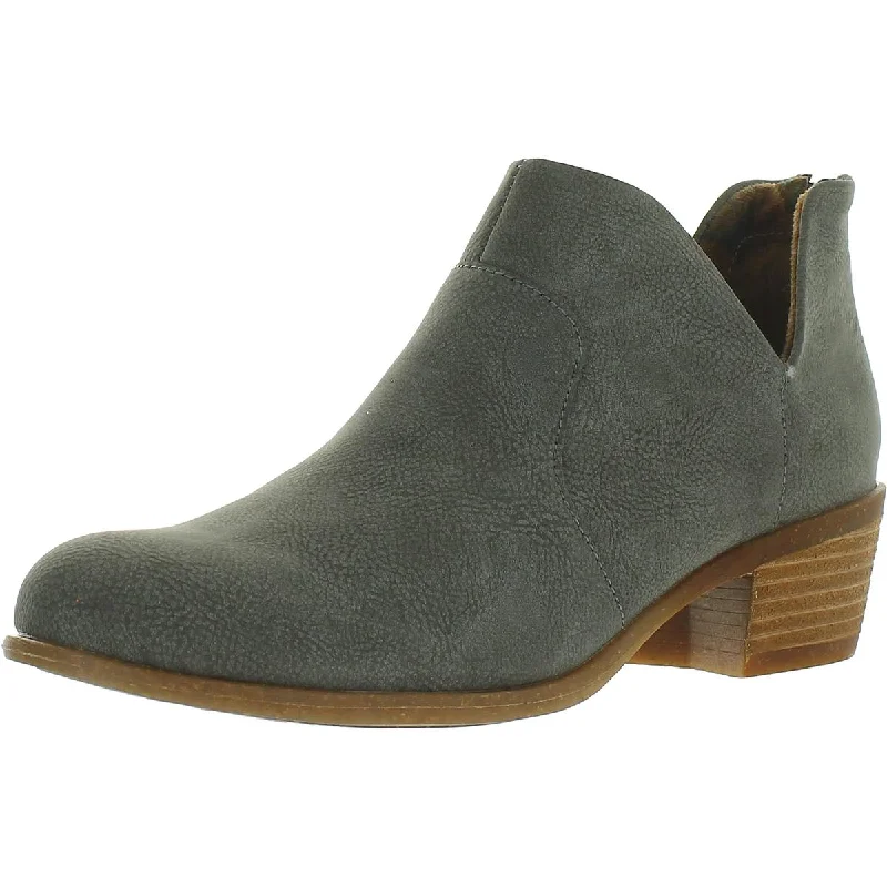 B.O.C. Womens Lucy Faux Leather Ankle Boots