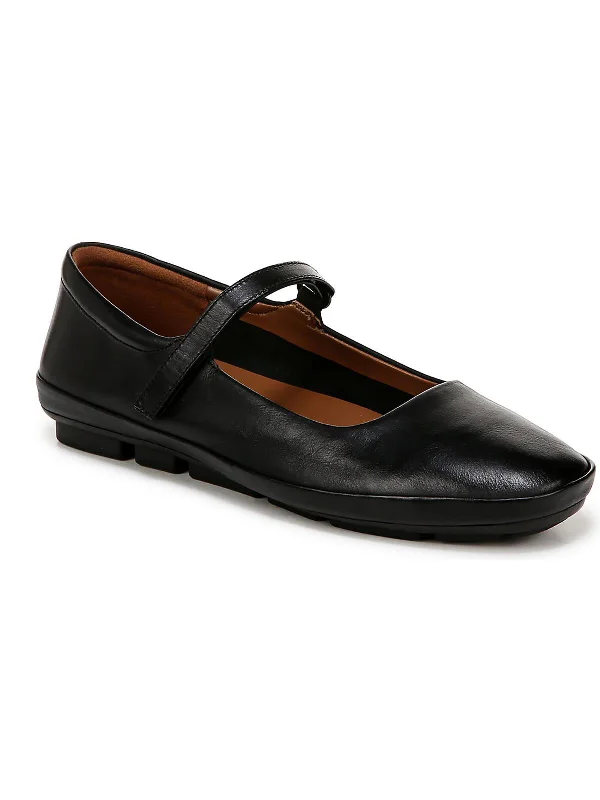 Behold Womens Leather Solid Mary Janes