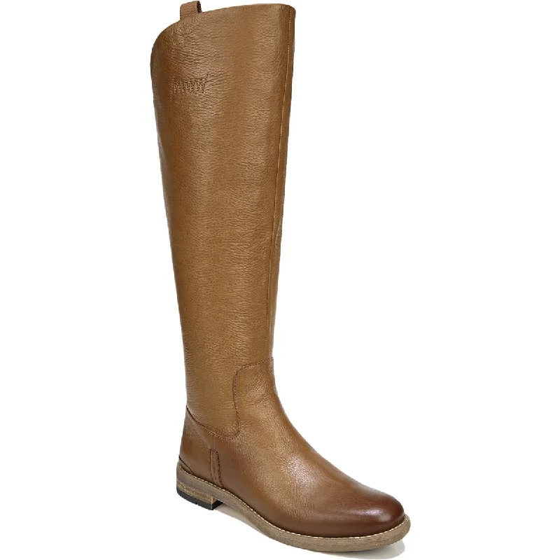 Franco Sarto Womens Meyer Leather Wide Calf Knee-High Boots