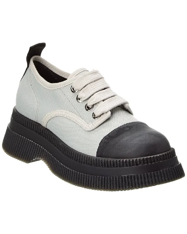 GANNI Creepers Canvas Derby