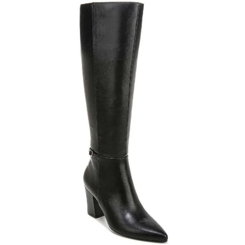 LifeStride Womens Stratford Faux Leather Wide Calf Knee-High Boots