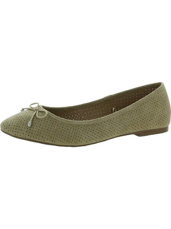 Orly Womens Perforated Slip On Flats