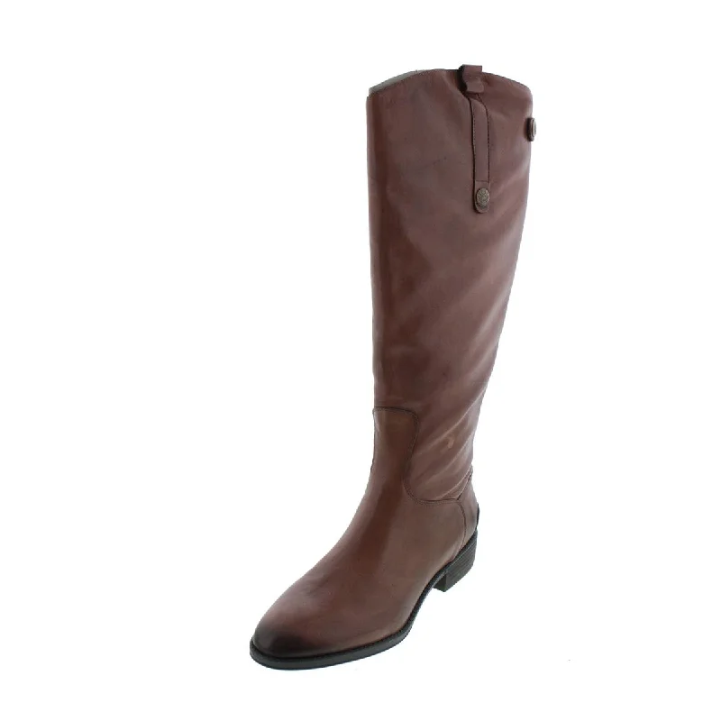 Sam Edelman Womens Penny Leather Knee High Riding Boots