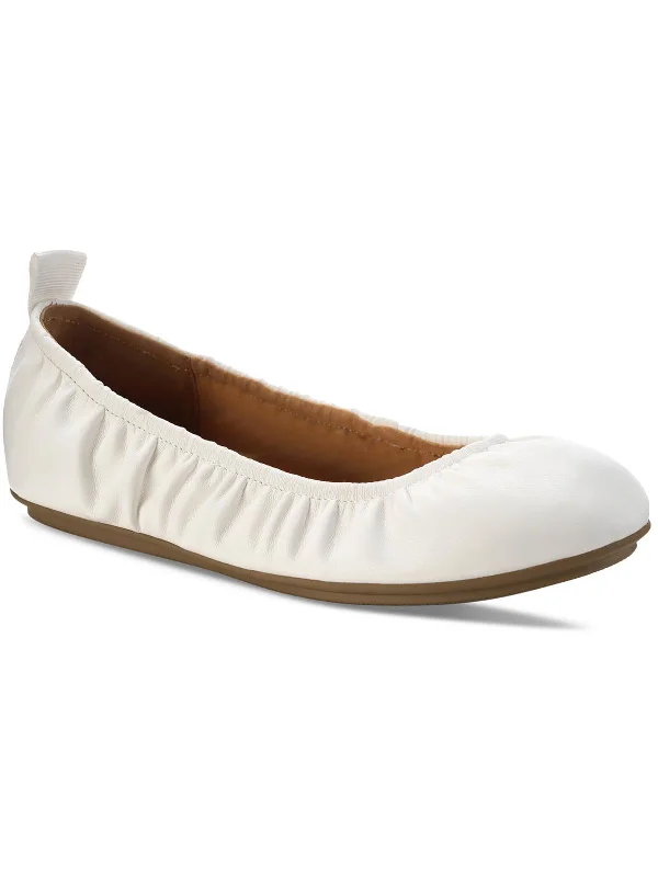 Sibyyl Womens Round Toe Slip On Ballet Flats