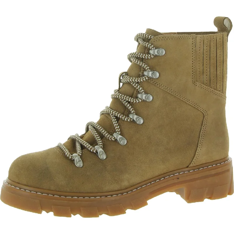 Splendid Women's Gabbie Suede Lace Up Chunky Hiking Inspired Boot