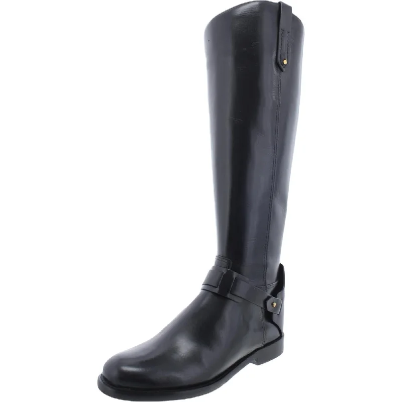 Tory Burch Womens Colton Leather Riding Knee-High Boots