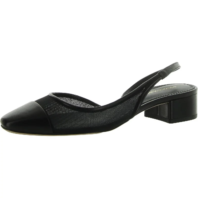 Womens Cushioned Footbed Block Heel D'Orsay