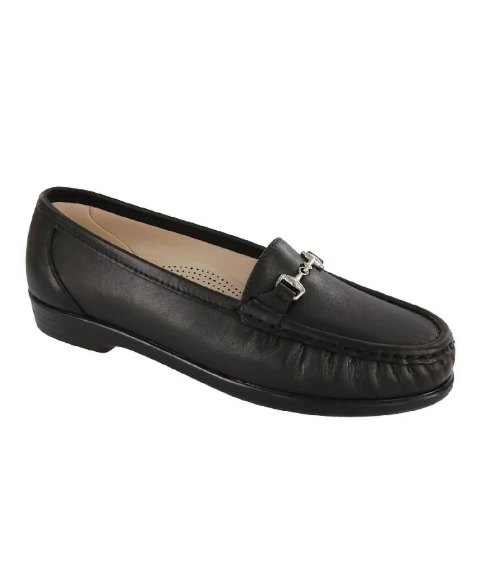 Women's Metro Shoes - Slim In Smooth Black