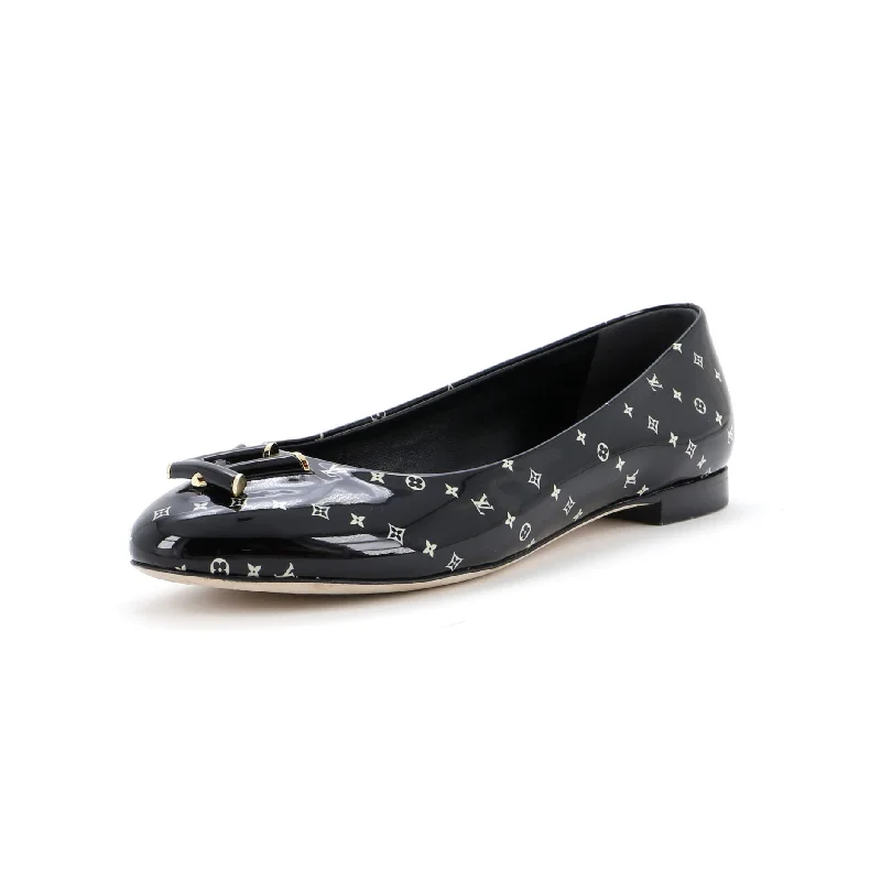 Women's Nina Ballerina Flats Nano Monogram Patent