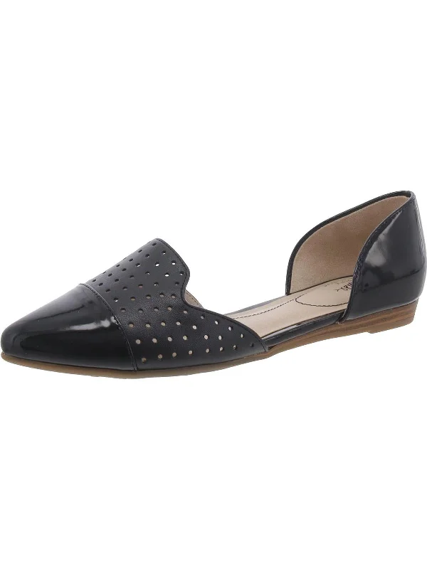 Womens Patent Pointed Toe D'Orsay