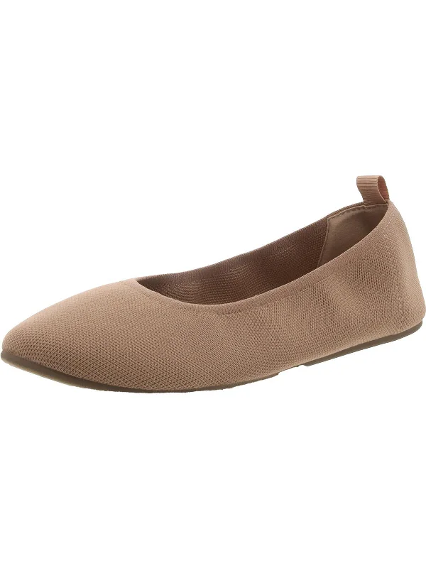 Womens Slip On Cushioned Footbed Ballet Flats