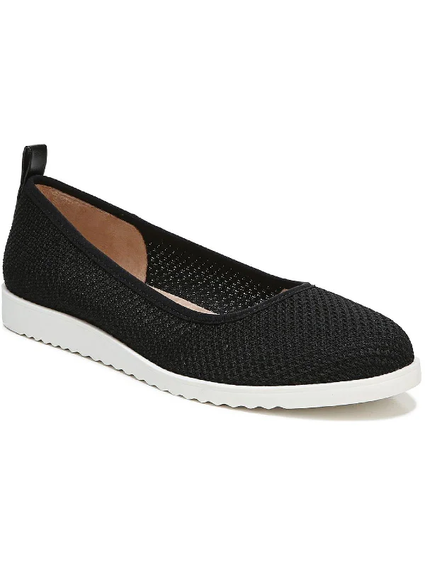 Ziggy Womens Slip On Ballet Flats