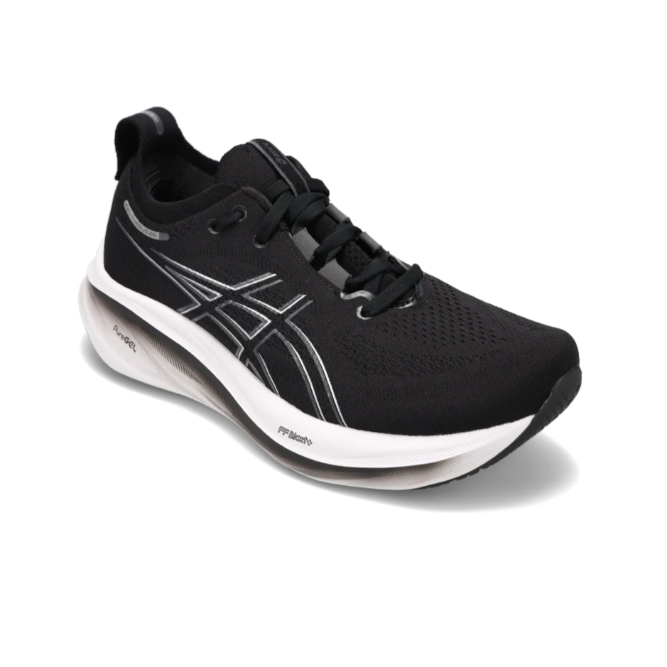 Women's Gel-Nimbus 26 (WIDE) Black/Graphite Grey