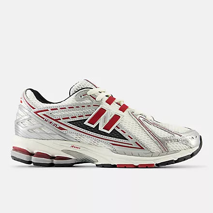 1906R Sneaker (Silver Metallic + Crimson)