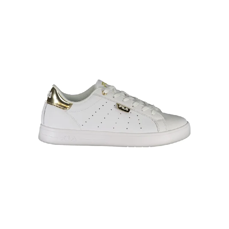 Fila Lace-Up Luxe Sneakers with Golden Women's Accents