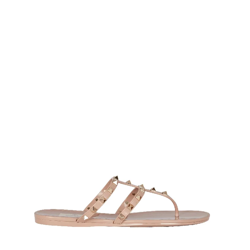 Valentino Garavani Rockstud Jelly Thong Sandals