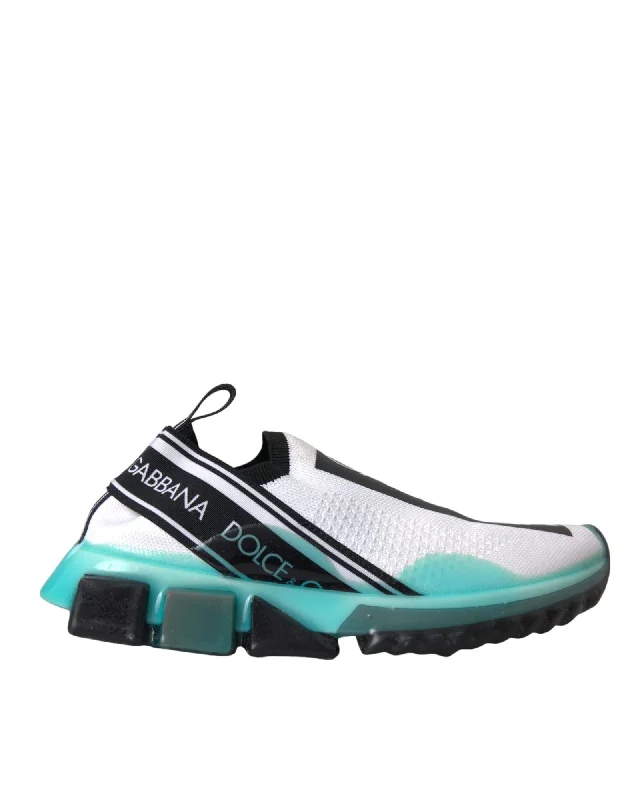 Dolce & Gabbana  Portofino Sneaker White/Teal Men's