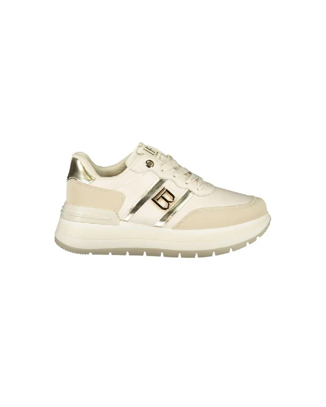 Laura Biagiotti Polyester Sneaker with Cushioned Sole and Breathable Upper