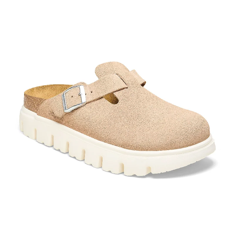 Boston Chunky Warm Sand Suede Leather