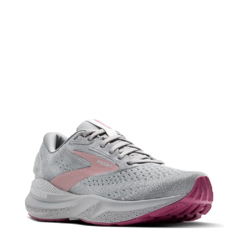 Brooks Women's Adrenaline GTS 24 Sneaker in Alloy/White/Zephyr