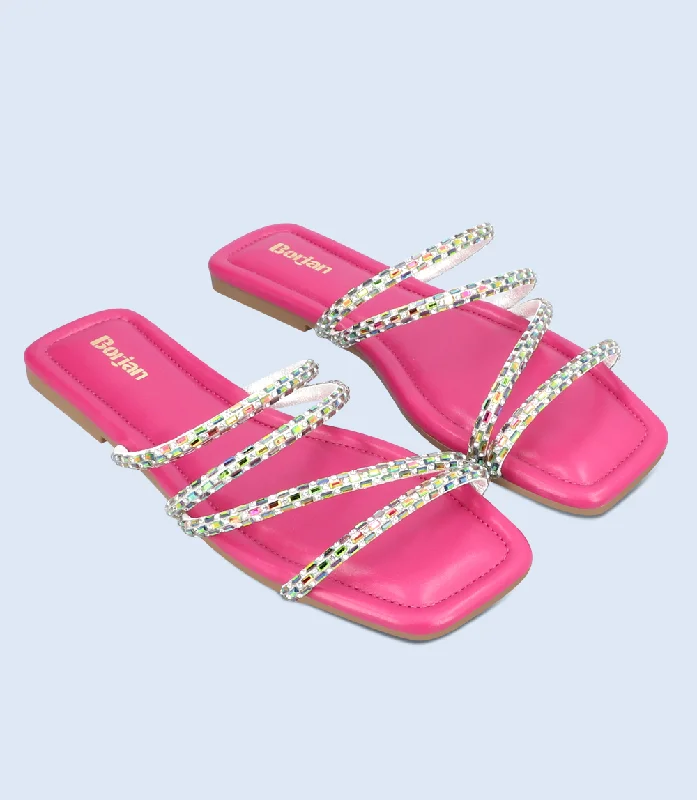 BW10002-MAGENTA-Women Slipper