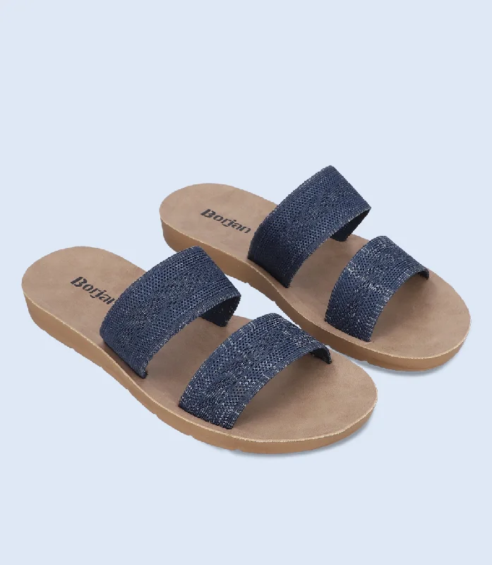 BW10017-NAVY-Women Slipper