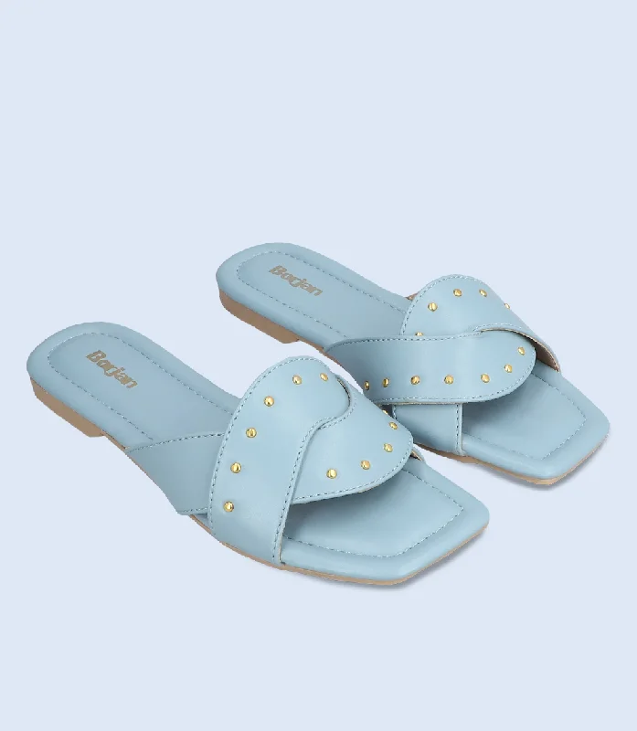 BW10036-BLUE-Women Slipper